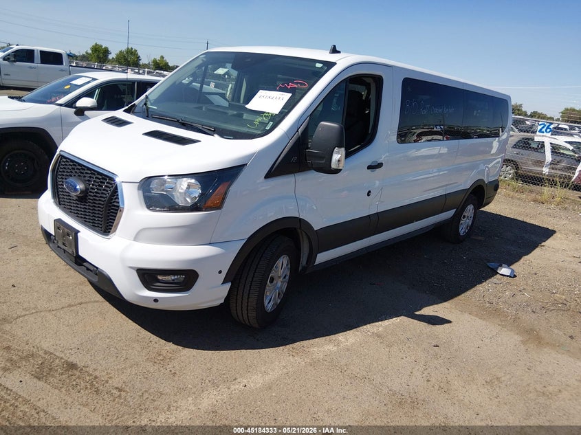 Vin: 1fbax2yg5rka16181, lot: 45682045, ford transit-350 passenger van xlt 20242