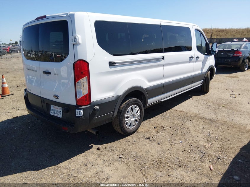Vin: 1fbax2yg5rka16181, lot: 45682045, ford transit-350 passenger van xlt 20244