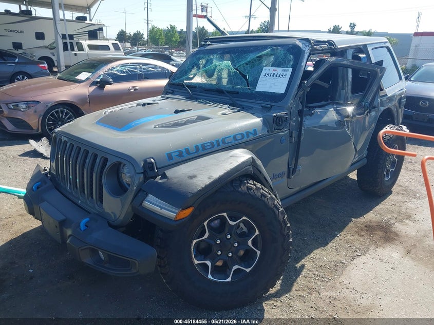 1C4JJXR63NW229813 2022 Jeep Wrangler 4xe Unlimited Rubicon 4x4 photo 1