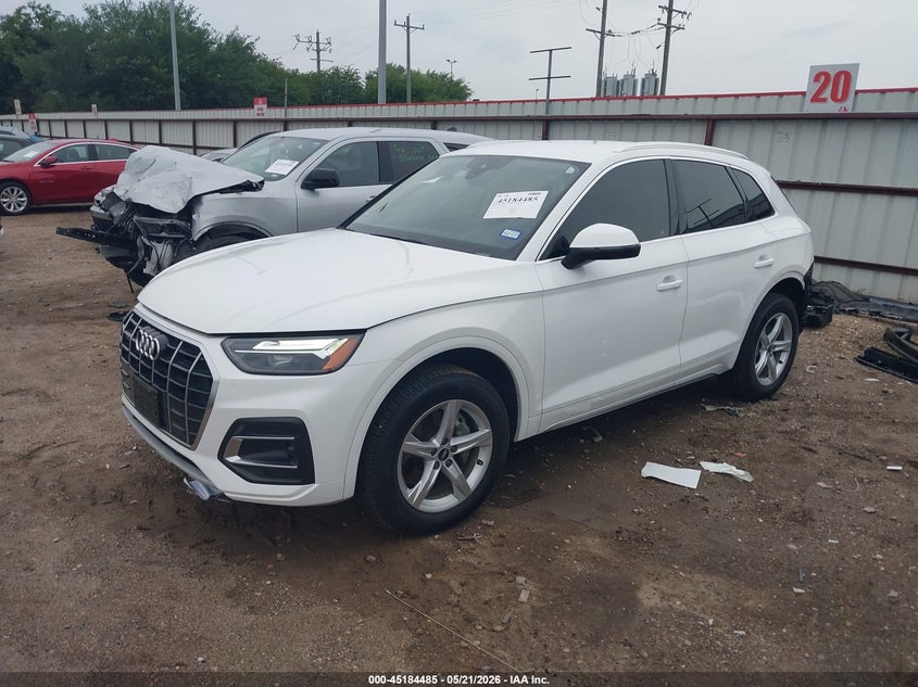 Vin: wa1aaafy4m2093484, lot: 45682197, audi q5 premium 45 tfsi quattro s tronic 20212