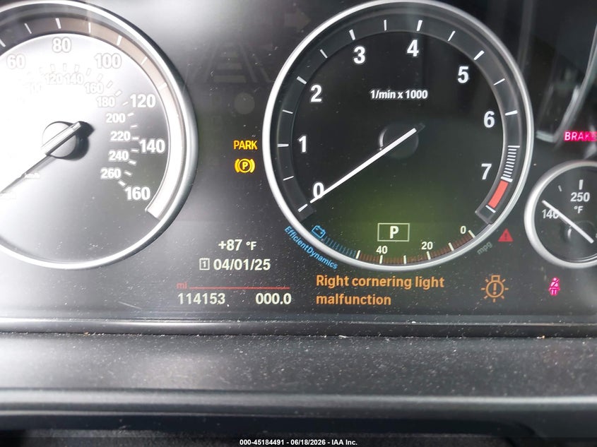 2015 BMW 528I xDrive VIN: WBA5A7C50FD622101 Lot: 45184491