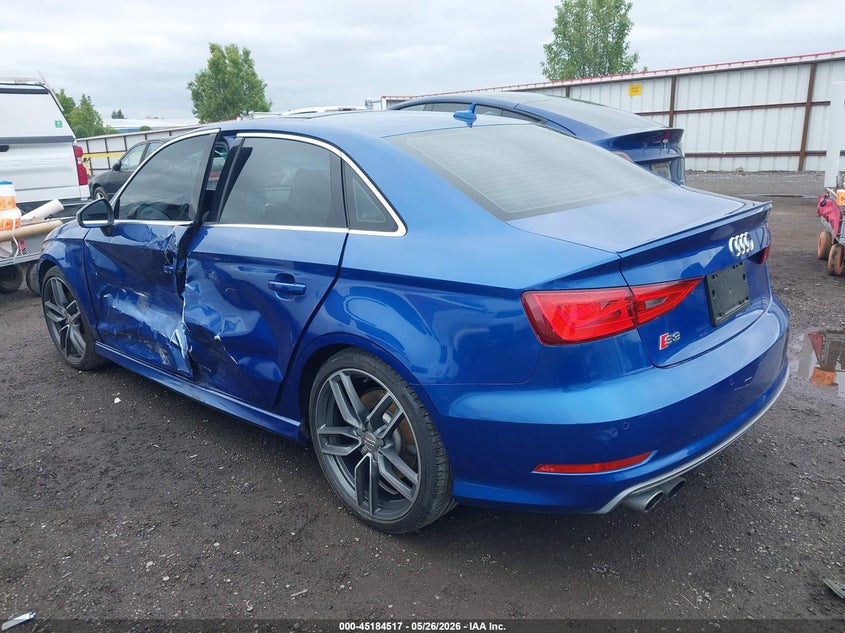 Vin: waub1gff7g1001853, lot: 45682229, audi s3 2.0t premium plus 20163