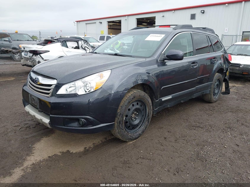2012 Subaru Outback 2.5 2.5I Limited grey Lot 111045184605 Vin 4S4BRBLC6C3245206