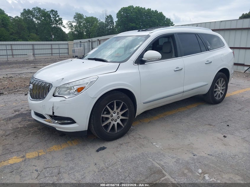 Vin: 5gakrbkd8hj176599, lot: 45682428, buick enclave leather 20172