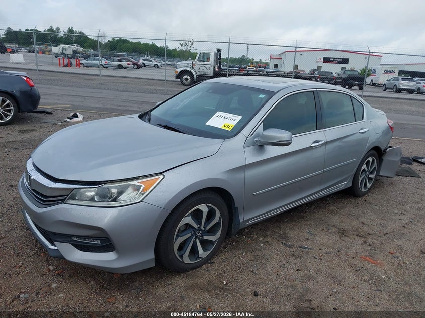 2017 Honda Accord Ex-L V6 1HGCR3F0XHA028617 photo 1