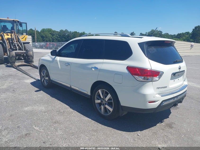 Vin: 5n1ar2mm2fc622928, lot: 45682494, nissan pathfinder platinum 20153