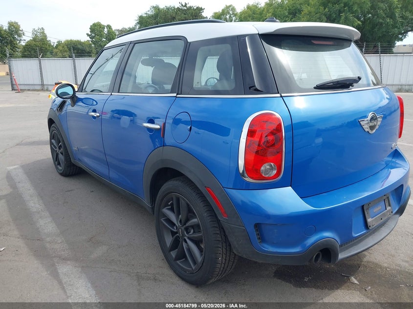 Vin: wmwzc5c51cwm11991, lot: 45682511, mini cooper s countryman 20123