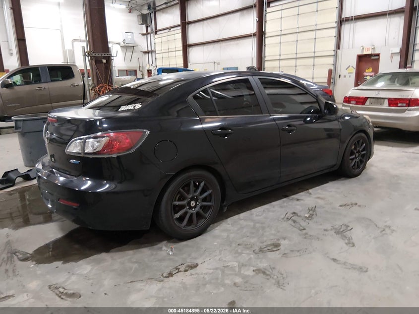 Vin: jm1bl1u76d1839454, lot: 45682607, mazda mazda3 i sport 20134