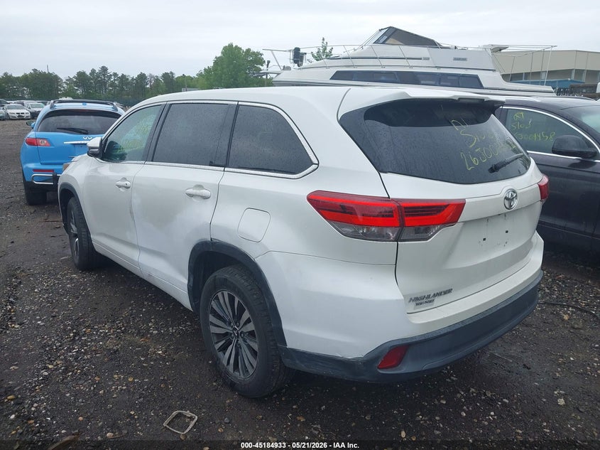 Vin: 5tdzarfh0hs025155, lot: 45682645, toyota highlander le 20173