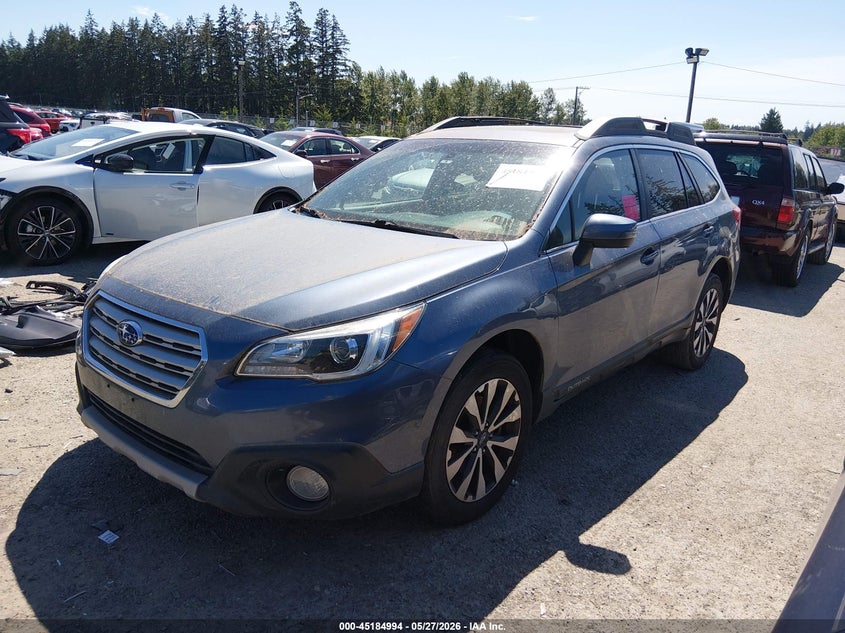 Vin: 4s4bsalc5f3229601, lot: 45682706, subaru outback 2.5i limited 20152