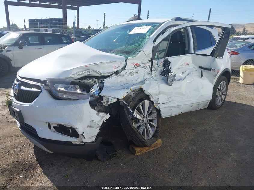 Vin: kl4cjasb7kb732884, lot: 45682759, buick encore fwd preferred 20192