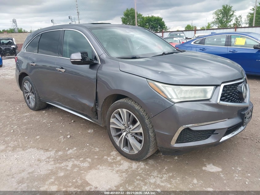 Vin: 5fryd4h54hb033478, lot: 45682844, acura mdx technology package 2017 img_1