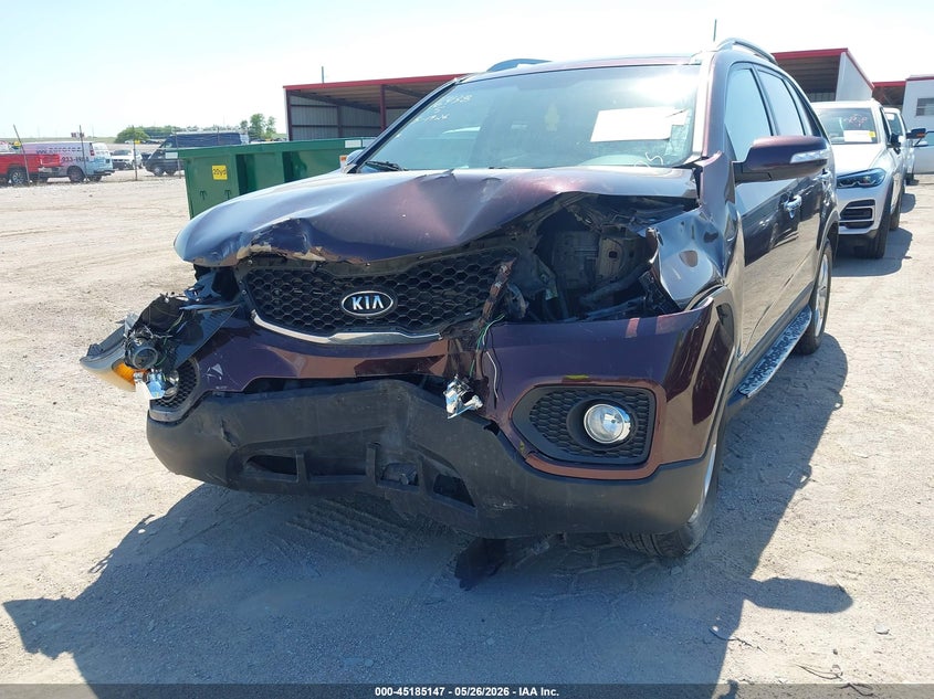 2012 Kia Sorento 3.5 Ex V6 brown Lot 111045185147 Vin 5XYKUDA22CG199538