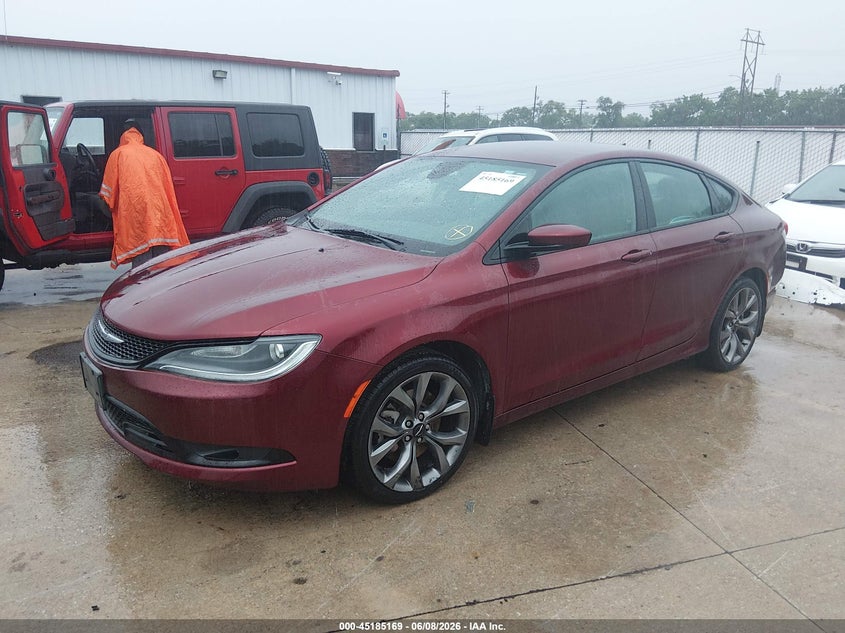 Vin: 1c3cccbg7fn514234, lot: 45682881, chrysler 200 s 20152