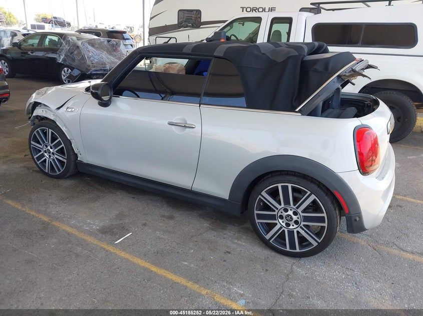 Vin: wmwwj5c07l3l70717, lot: 45682964, mini convertible cooper s 20203