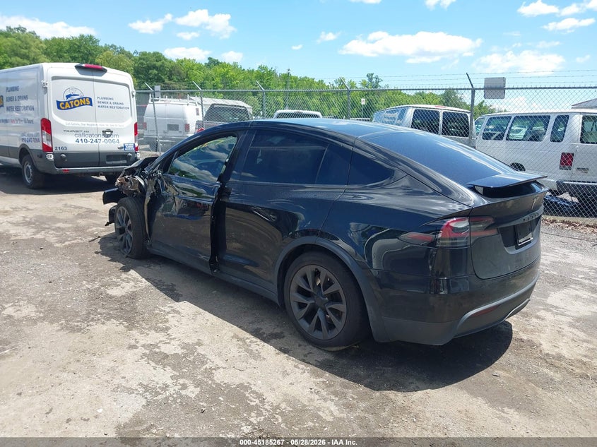Vin: 7saxcbe57pf373038, lot: 45682979, tesla model x dual motor all-wheel drive/standard range 20233