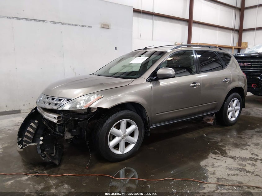 2004 Nissan Murano Se VIN: JN8AZ08W34W339071 Lot: 45185271