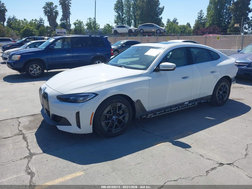 Vin: wby73aw05rfr50687, lot: 45683025, bmw i4 gran coupe edrive40 20242
