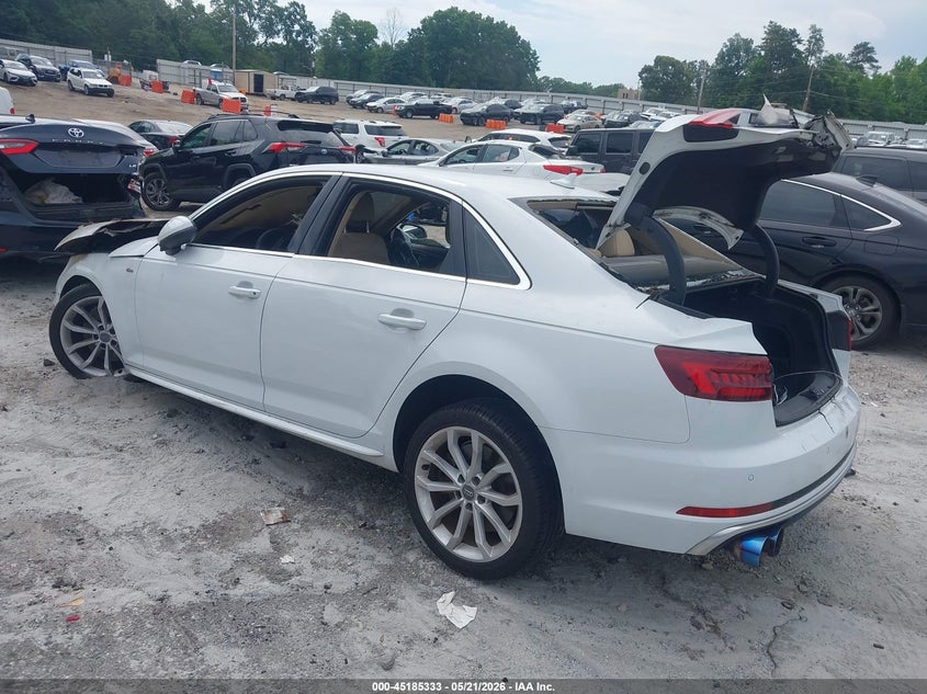 Vin: wauenaf4xka066427, lot: 45683045, audi a4 45 premium 20193