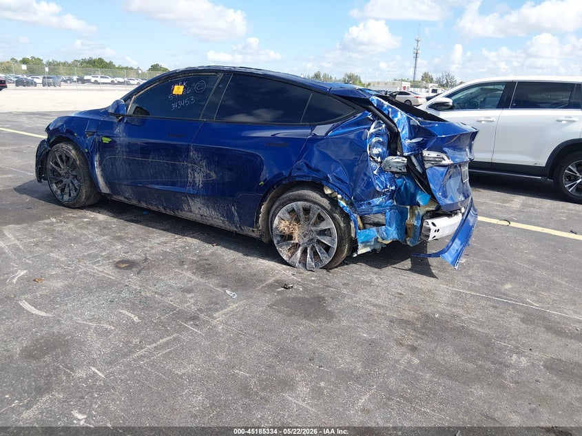 Vin: 7saygdee1sa338814, lot: 45683046, tesla model y long range dual motor all-wheel drive 20253