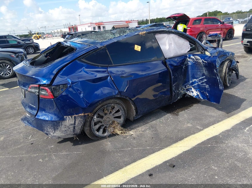 Vin: 7saygdee1sa338814, lot: 45683046, tesla model y long range dual motor all-wheel drive 20254