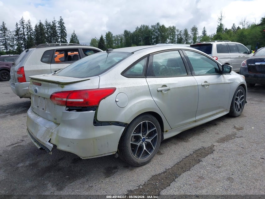 Vin: 1fadp3f28fl358418, lot: 45683049, ford focus se 20154