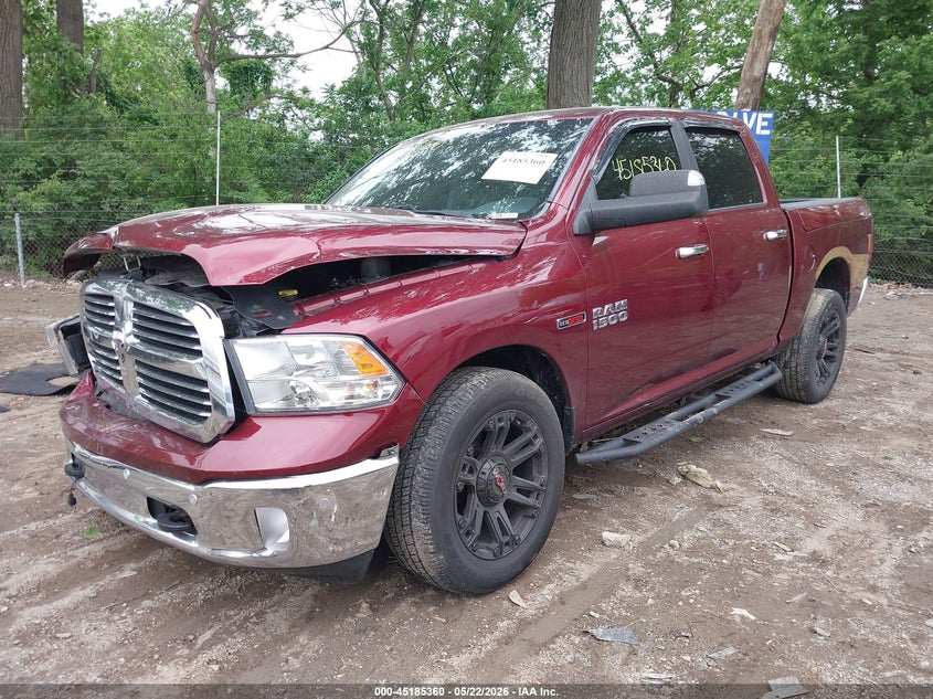 Vin: 1c6rr7lm3gs206407, lot: 45683072, ram 1500 big horn 20162