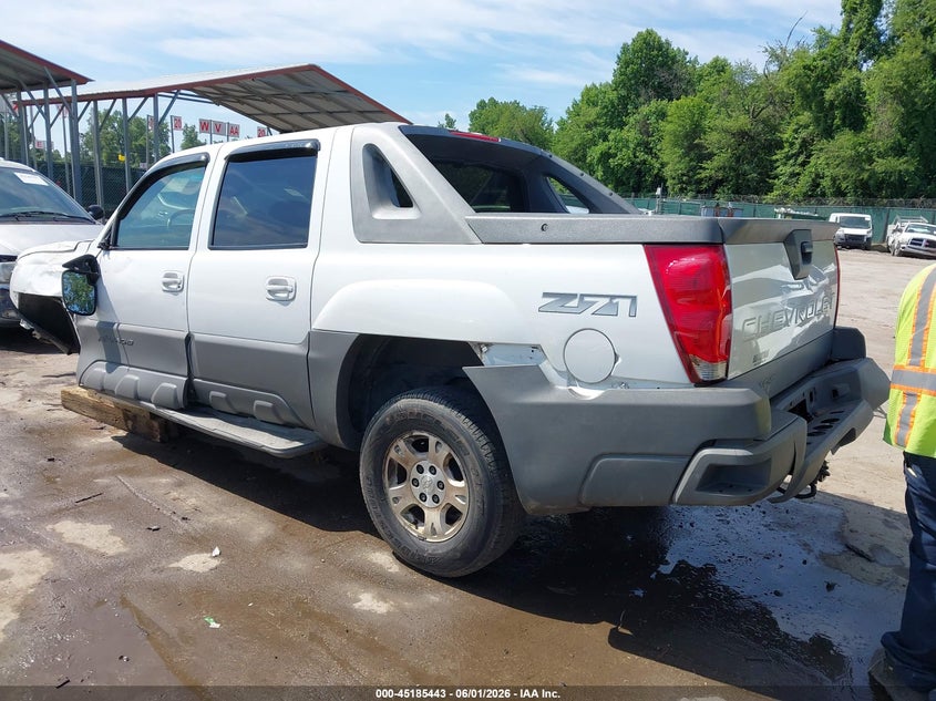 2002 Chevrolet Avalanche 1500 VIN: 3GNEK13T02G358667 Lot: 45185443