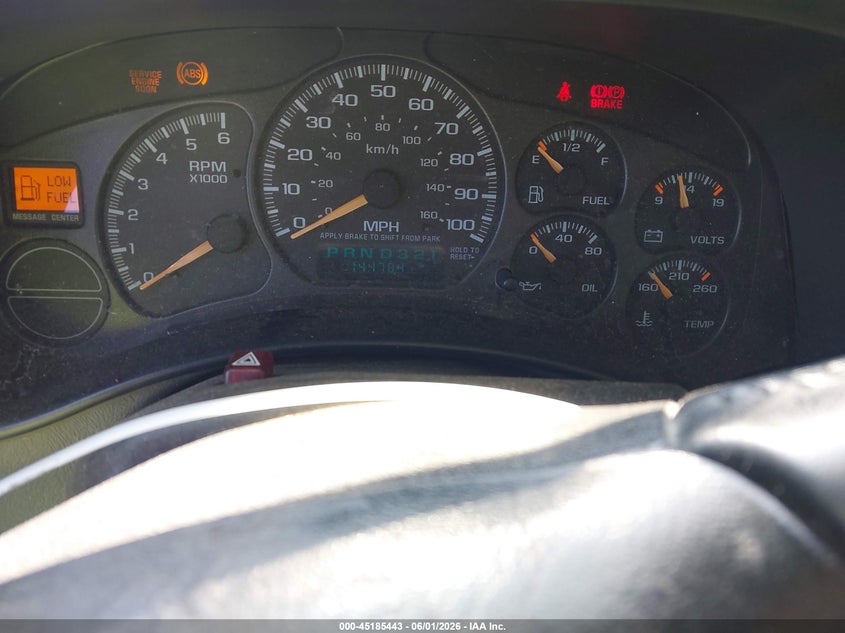 2002 Chevrolet Avalanche 1500 VIN: 3GNEK13T02G358667 Lot: 45185443