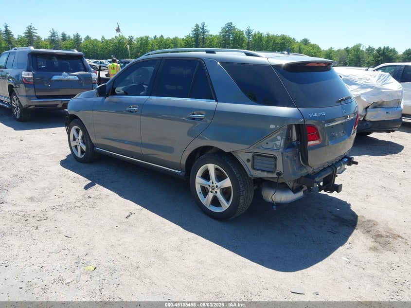Vin: 4jgda5hbxjb106216, lot: 45683168, mercedes-benz gle 350 4matic 20183