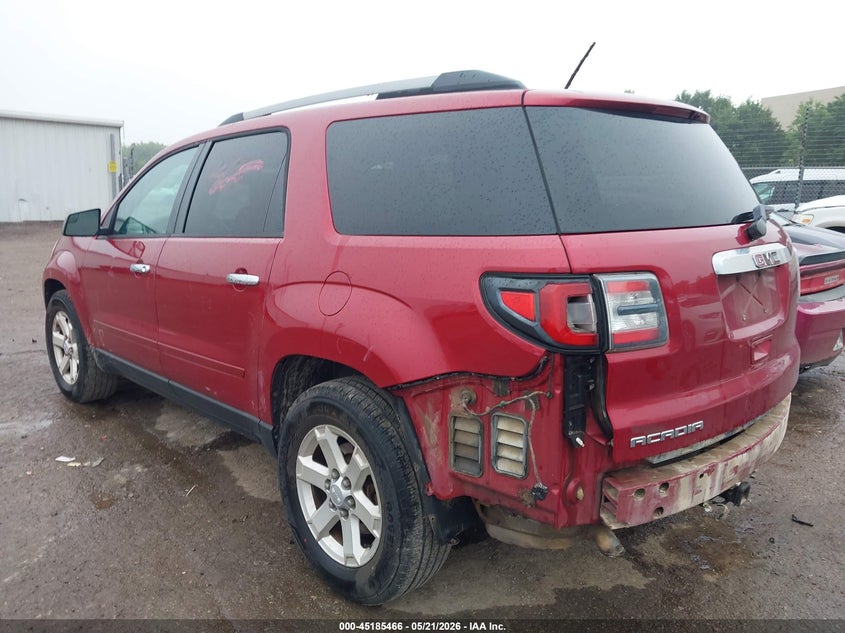 Vin: 1gkkrpkd0ej204875, lot: 45683178, gmc acadia sle-2 20143