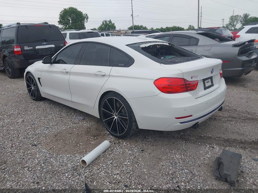 Vin: wba4b1c51fd418090, lot: 45683195, bmw 435i gran coupe 20153