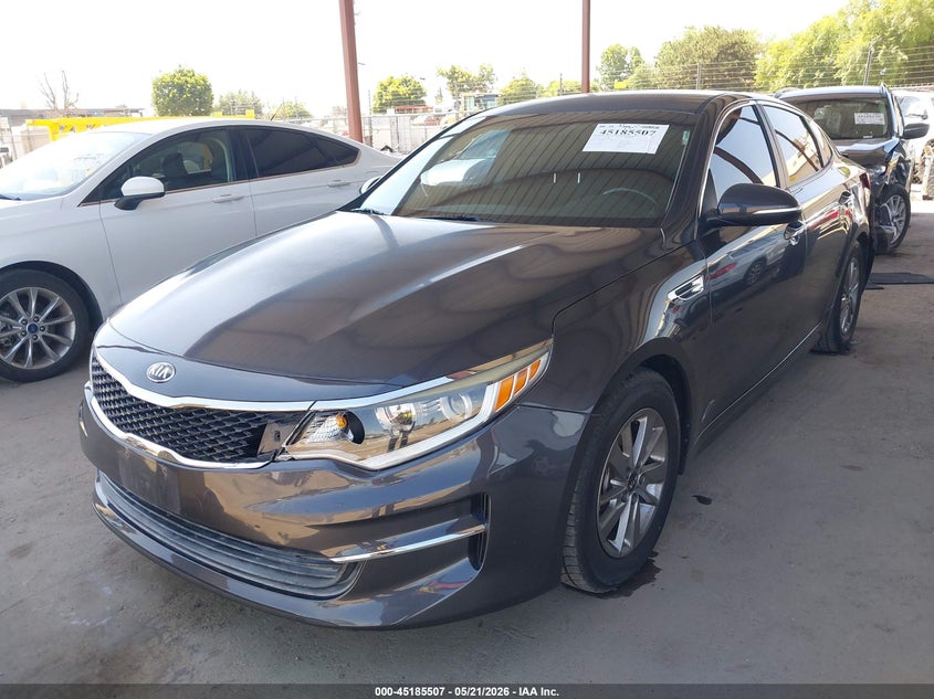 Vin: 5xxgt4l13gg040101, lot: 45683219, kia optima lx turbo 20162