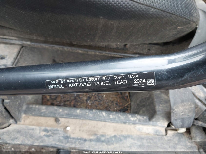 2024 Kawasaki Krt1000 B VIN: JKARTCB18RB504040 Lot: 45185589