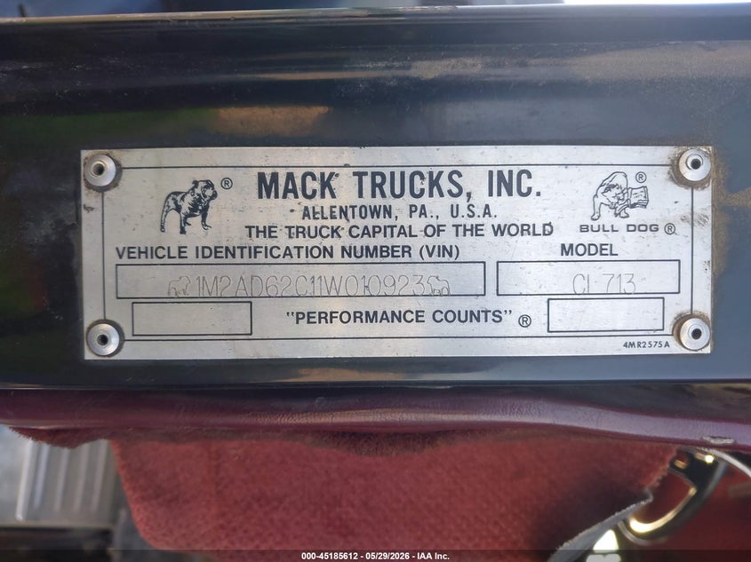 2001 OTHER MACK 700 CL700 TRUCK N/A