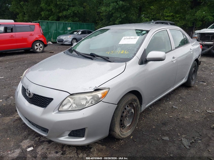 TOYOTA COROLLA 2010 VIN 2T1BU4EE9AC432926