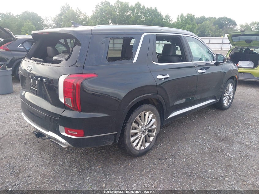 Vin: km8r54he7lu169537, lot: 45683367, hyundai palisade limited 20204