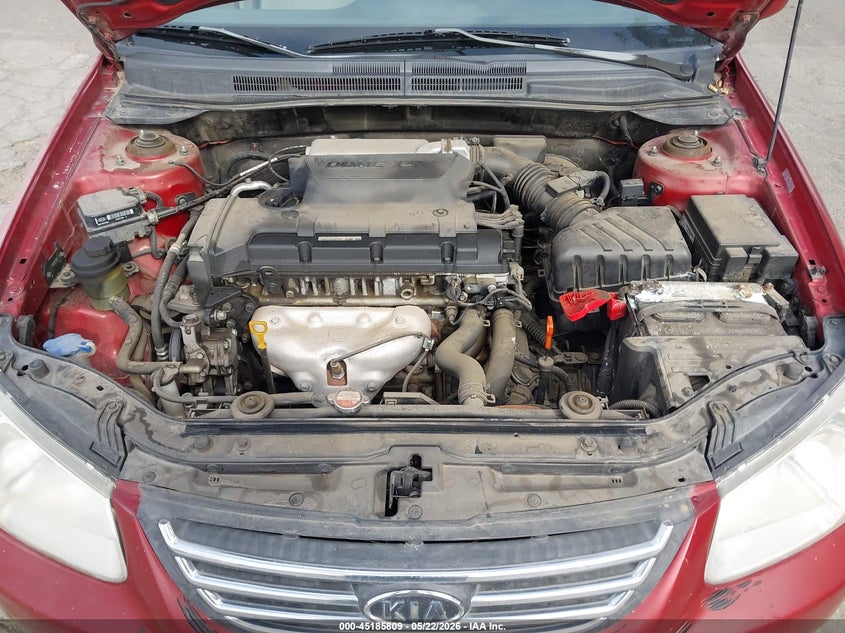 2008 Kia Spectra Ex VIN: KNAFE122685584111 Lot: 45185809