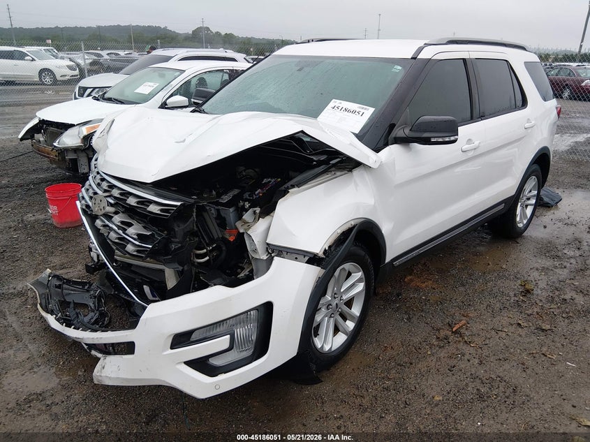 Vin: 1fm5k7d86hgd63765, lot: 45683763, ford explorer xlt 20172