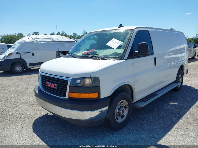 Vin: 1gtw7afp9p1125955, lot: 45683813, gmc savana cargo rwd 2500 regular wheelbase work van 20232