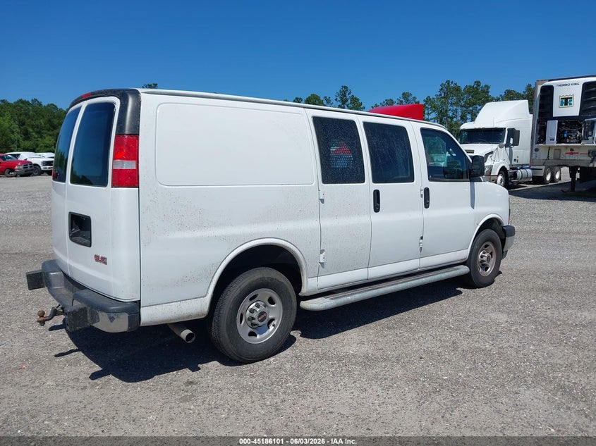 Vin: 1gtw7afp9p1125955, lot: 45683813, gmc savana cargo rwd 2500 regular wheelbase work van 20234