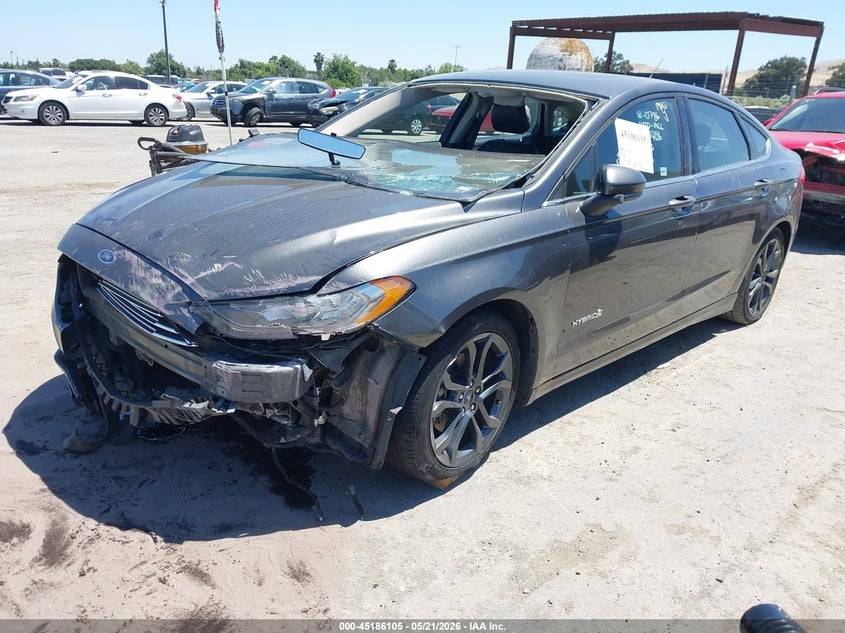 Vin: 3fa6p0lu1hr300264, lot: 45683817, ford fusion hybrid se 20172
