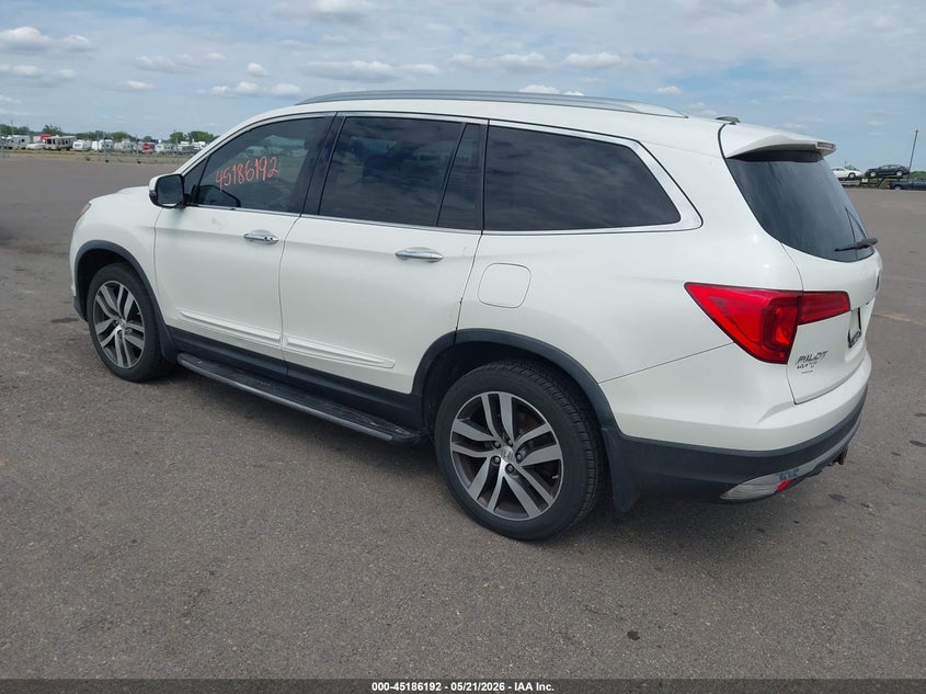 Vin: 5fnyf6h99gb042573, lot: 45683904, honda pilot touring 20163