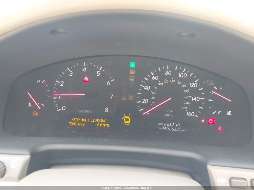 2001 Lexus Ls 430 VIN: JTHBN30F210041603 Lot: 45186218