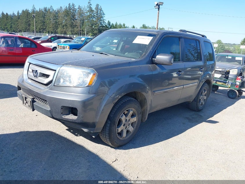 2010 Honda Pilot 3.5 Touring grey Lot 111045186270 Vin 5FNYF4H98AB019989