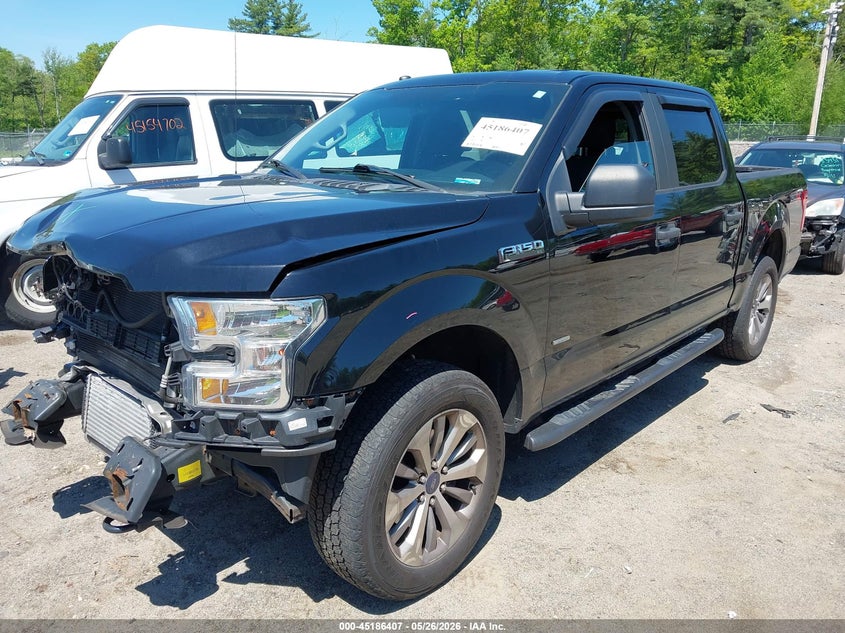 Vin: 1ftew1ep0hfc55174, lot: 45684119, ford f-150 xl 20172
