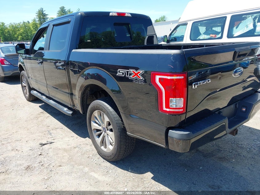 Vin: 1ftew1ep0hfc55174, lot: 45684119, ford f-150 xl 20173