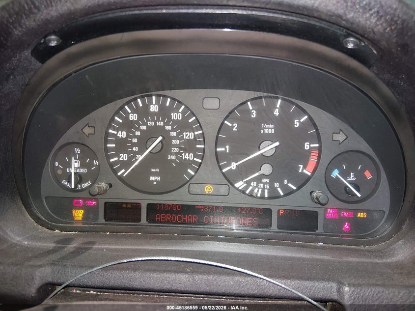 2002 BMW X5 3.0I VIN: 5UXFA53532LP41500 Lot: 45186559