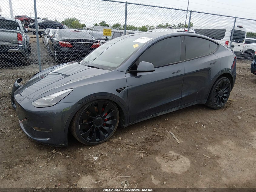 2022 TESLA MODEL Y auction photo 2