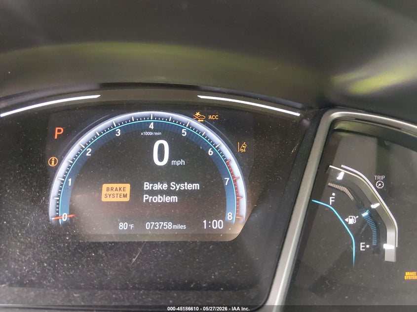 HONDA CIVIC 2019 VIN 19XFC1F78KE011043